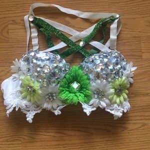 Electric Laundry Rave Bra
